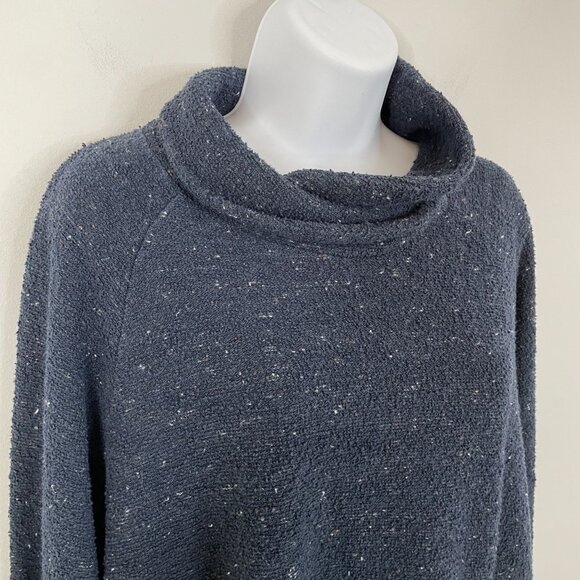 Coldwater Creek Womens LAGENLOOK Funnel Neck Tunic Sweater Medium Cozy Artsy - Picture 2 of 11